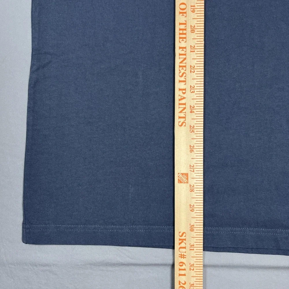 Carhartt K87‎ Mens T-Shirt XL Loose Fit Pocket Short Sleeve Heather Bluestone
